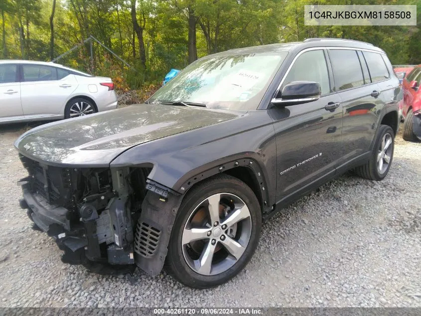 2021 Jeep Grand Cherokee L Limited 4X4 VIN: 1C4RJKBGXM8158508 Lot: 40261120