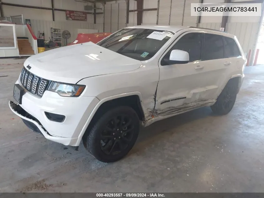 1C4RJEAG6MC783441 2021 Jeep Grand Cherokee Laredo X 4X2