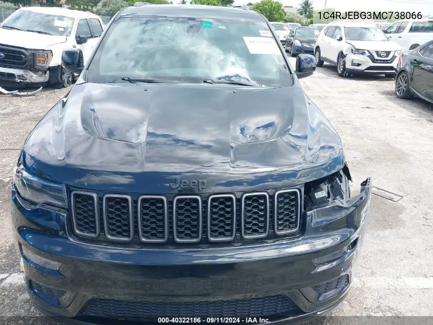 2021 Jeep Grand Cherokee Limited VIN: 1C4RJEBG3MC738066 Lot: 40322186