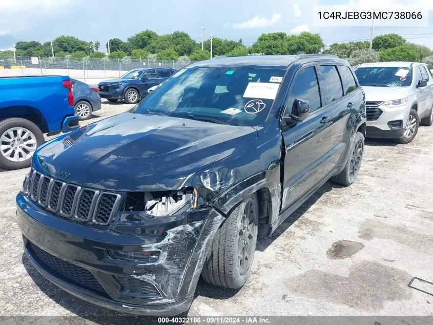 2021 Jeep Grand Cherokee Limited VIN: 1C4RJEBG3MC738066 Lot: 40322186