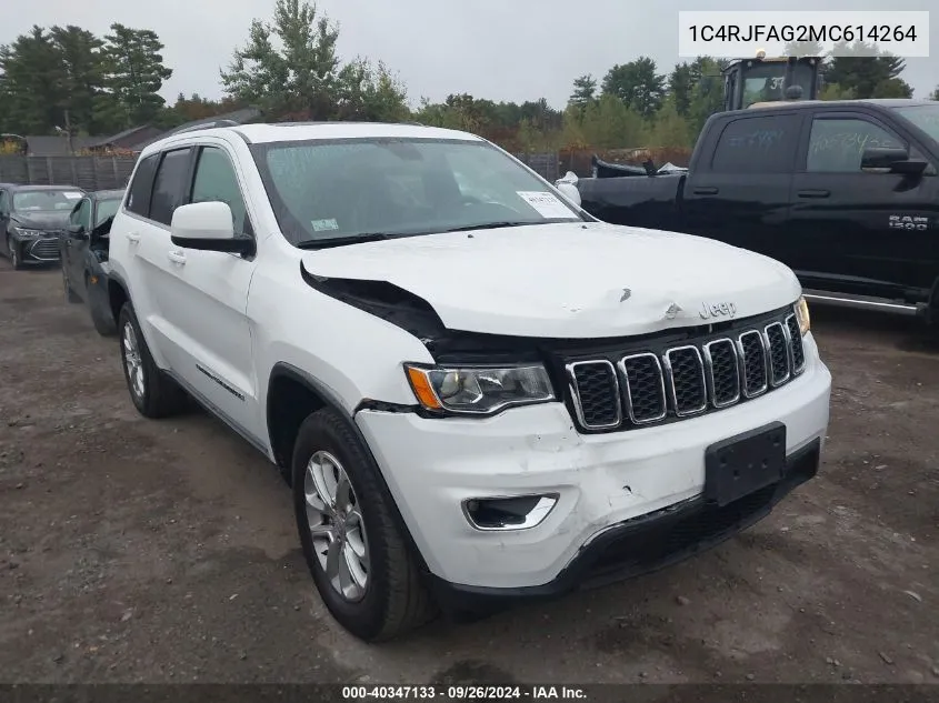 1C4RJFAG2MC614264 2021 Jeep Grand Cherokee Laredo