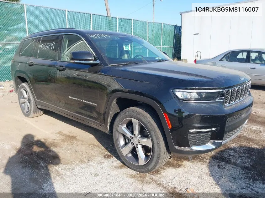 2021 Jeep Grand Cherokee L Limited 4X4 VIN: 1C4RJKBG9M8116007 Lot: 40371841