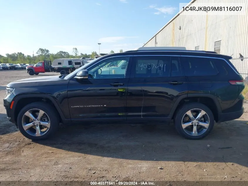 2021 Jeep Grand Cherokee L Limited 4X4 VIN: 1C4RJKBG9M8116007 Lot: 40371841