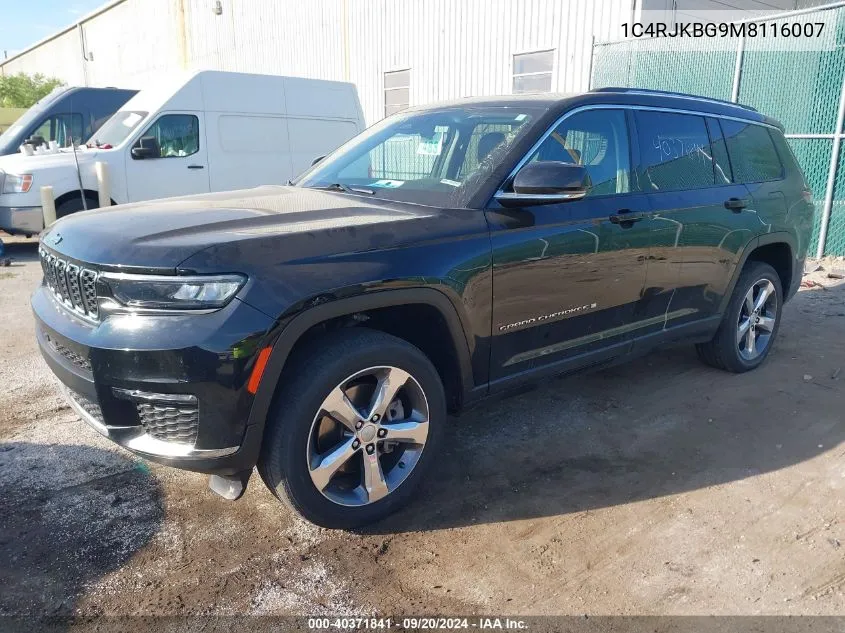 2021 Jeep Grand Cherokee L Limited 4X4 VIN: 1C4RJKBG9M8116007 Lot: 40371841