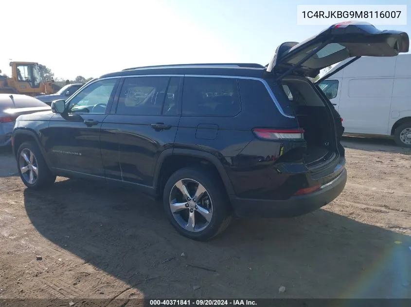 2021 Jeep Grand Cherokee L Limited 4X4 VIN: 1C4RJKBG9M8116007 Lot: 40371841