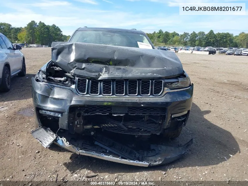 2021 Jeep Grand Cherokee L Limited 4X4 VIN: 1C4RJKBG8M8201677 Lot: 40375683