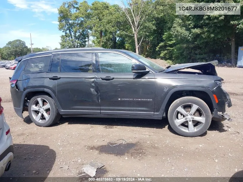 1C4RJKBG8M8201677 2021 Jeep Grand Cherokee L Limited 4X4