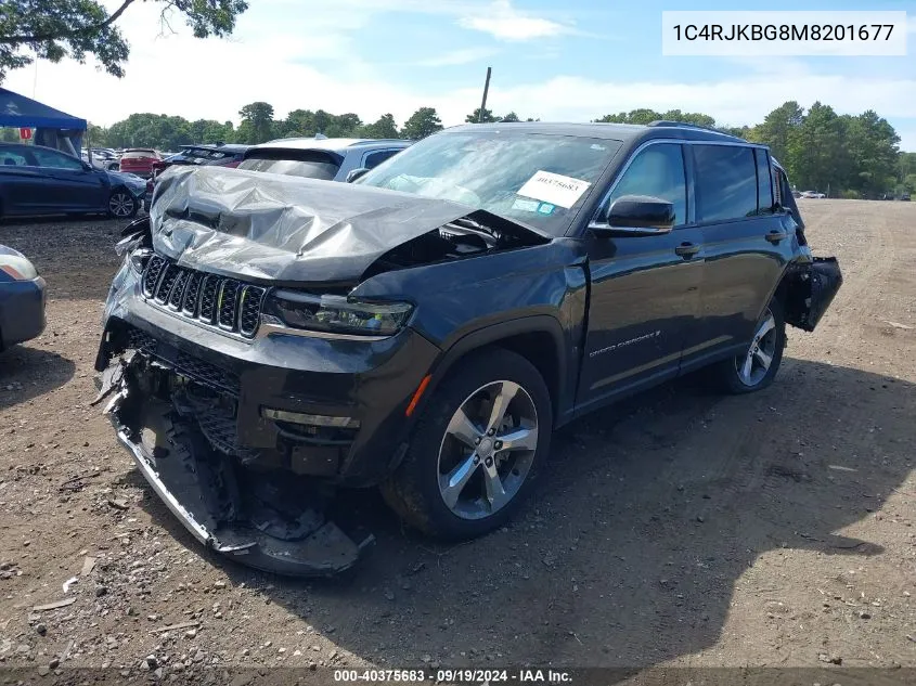 2021 Jeep Grand Cherokee L Limited 4X4 VIN: 1C4RJKBG8M8201677 Lot: 40375683