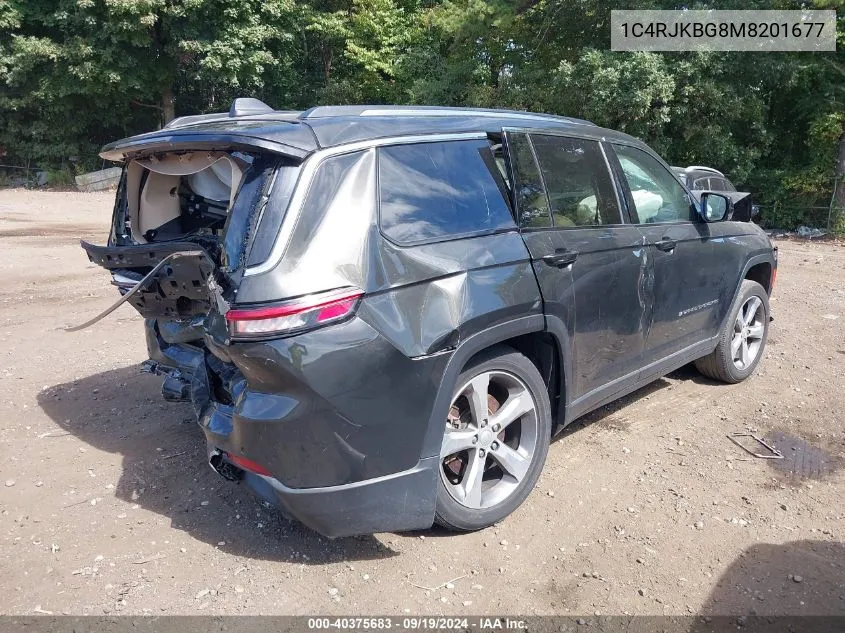 2021 Jeep Grand Cherokee L Limited 4X4 VIN: 1C4RJKBG8M8201677 Lot: 40375683