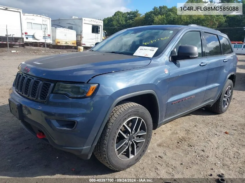 2021 Jeep Grand Cherokee Trailhawk 4X4 VIN: 1C4RJFLG8MC585088 Lot: 40397700