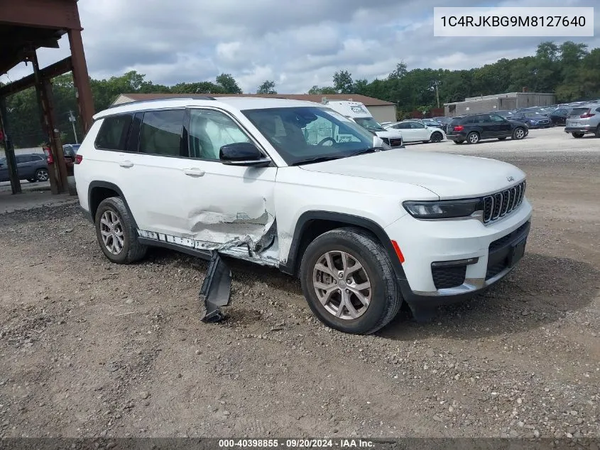 2021 Jeep Grand Cherokee L Limited 4X4 VIN: 1C4RJKBG9M8127640 Lot: 40398855