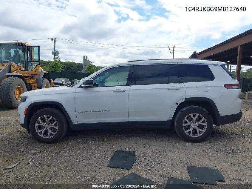 2021 Jeep Grand Cherokee L Limited 4X4 VIN: 1C4RJKBG9M8127640 Lot: 40398855