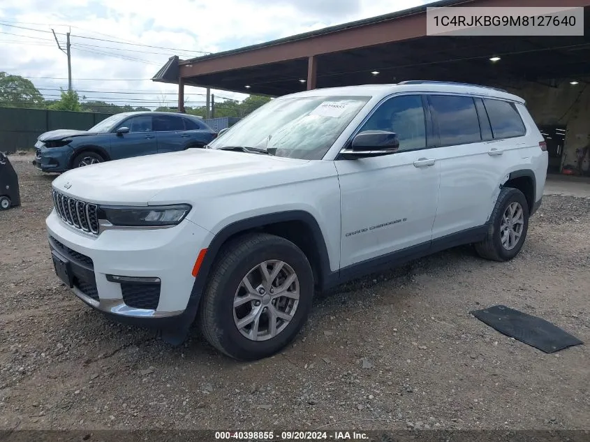 2021 Jeep Grand Cherokee L Limited 4X4 VIN: 1C4RJKBG9M8127640 Lot: 40398855