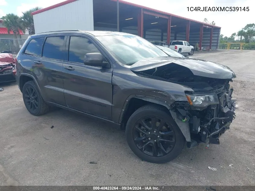 2021 Jeep Grand Cherokee Laredo X 4X2 VIN: 1C4RJEAGXMC539145 Lot: 40423264