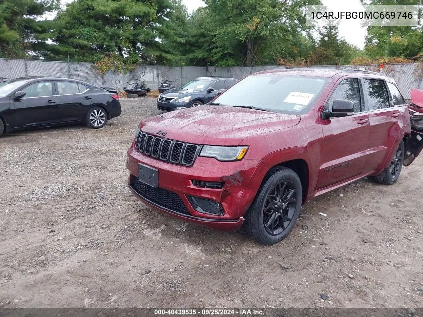 1C4RJFBG0MC669746 2021 Jeep Grand Cherokee Limited X 4X4