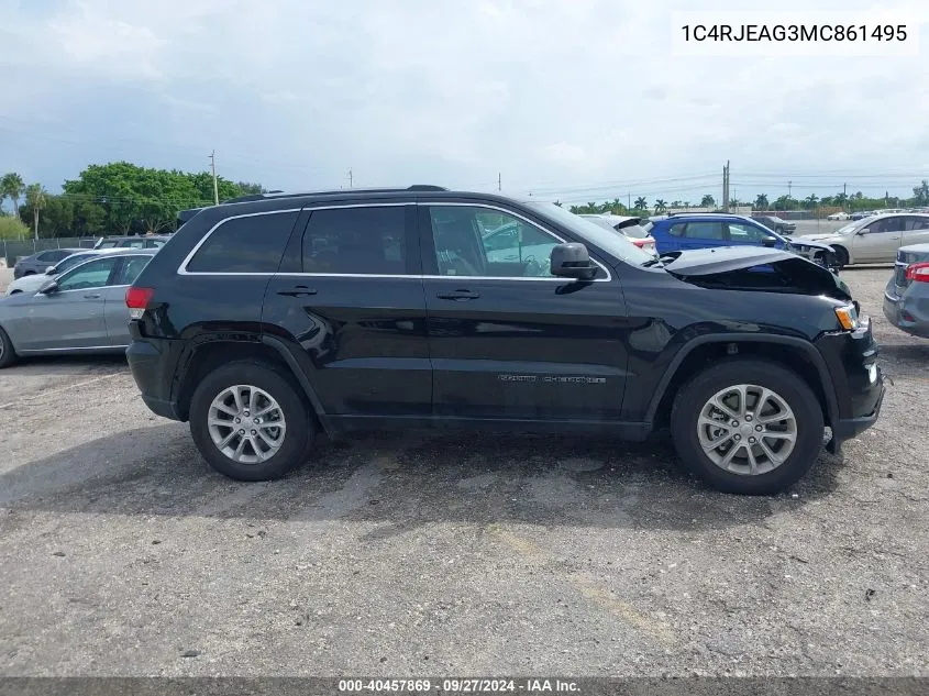 2021 Jeep Grand Cherokee Laredo E 4X2 VIN: 1C4RJEAG3MC861495 Lot: 40457869