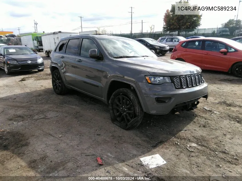 2021 Jeep Grand Cherokee Laredo X 4X4 VIN: 1C4RJFAG9MC589234 Lot: 40488678