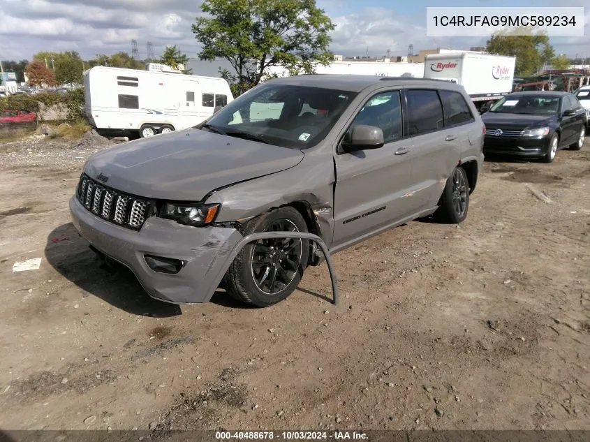 2021 Jeep Grand Cherokee Laredo X 4X4 VIN: 1C4RJFAG9MC589234 Lot: 40488678