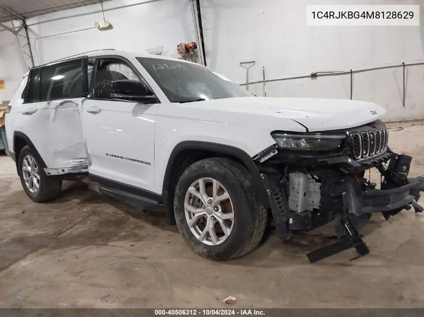 1C4RJKBG4M8128629 2021 Jeep Grand Cherokee L Limited 4X4