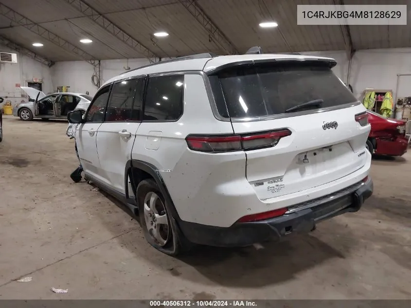 2021 Jeep Grand Cherokee L Limited 4X4 VIN: 1C4RJKBG4M8128629 Lot: 40506312