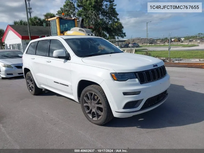 1C4RJFCT0MC767655 2021 Jeep Grand Cherokee High Altitude 4X4