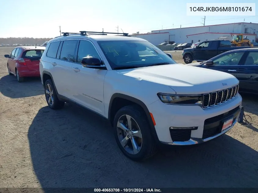 2021 Jeep Grand Cherokee L Limited 4X4 VIN: 1C4RJKBG6M8101674 Lot: 40653708