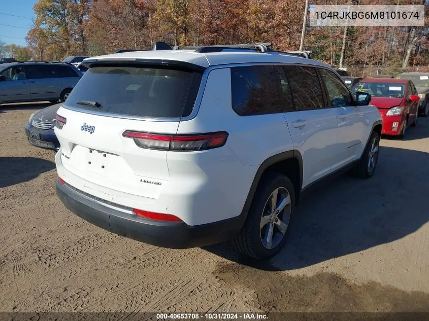 2021 Jeep Grand Cherokee L Limited 4X4 VIN: 1C4RJKBG6M8101674 Lot: 40653708