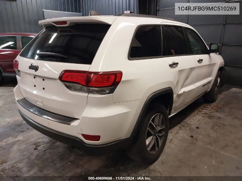 2021 Jeep Grand Cherokee Limited 4X4 VIN: 1C4RJFBG9MC510269 Lot: 40699686