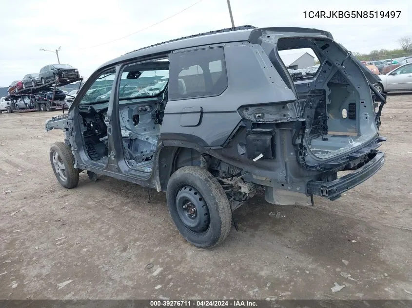 1C4RJKBG5N8519497 2022 Jeep Grand Cherokee L Limited 4X4