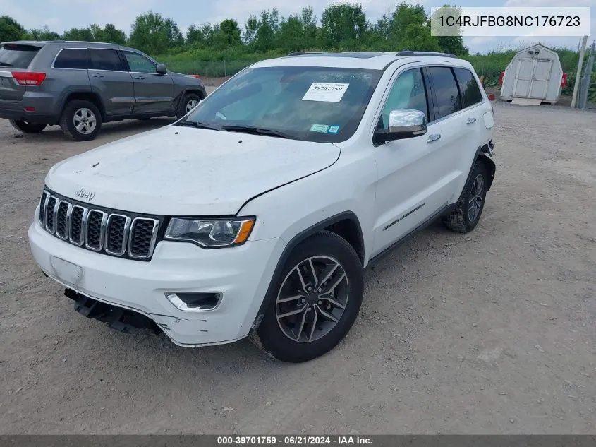 2022 Jeep Grand Cherokee Wk Limited 4X4 VIN: 1C4RJFBG8NC176723 Lot: 39701759