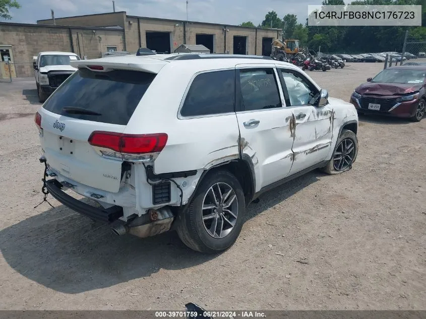 2022 Jeep Grand Cherokee Wk Limited 4X4 VIN: 1C4RJFBG8NC176723 Lot: 39701759