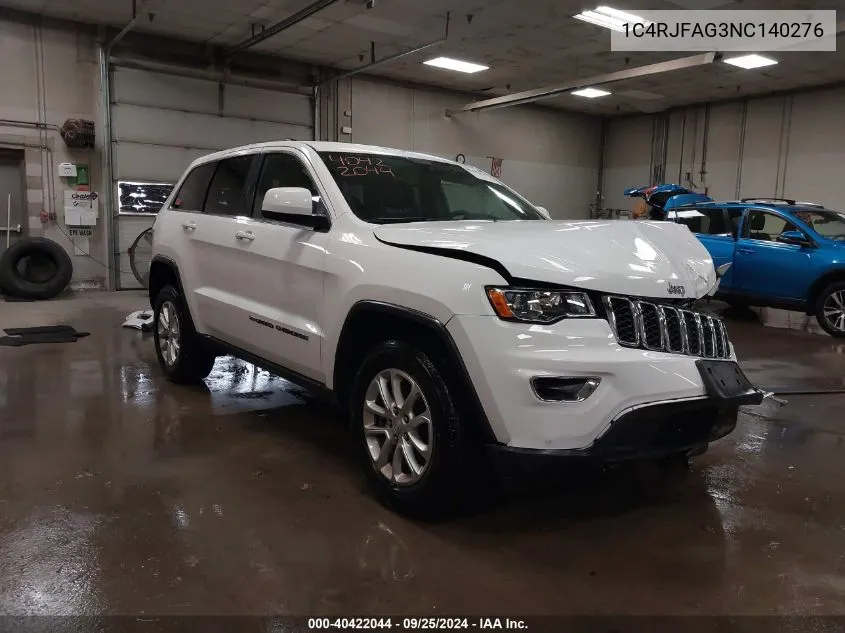 1C4RJFAG3NC140276 2022 Jeep Grand Cherokee Wk Laredo E 4X4