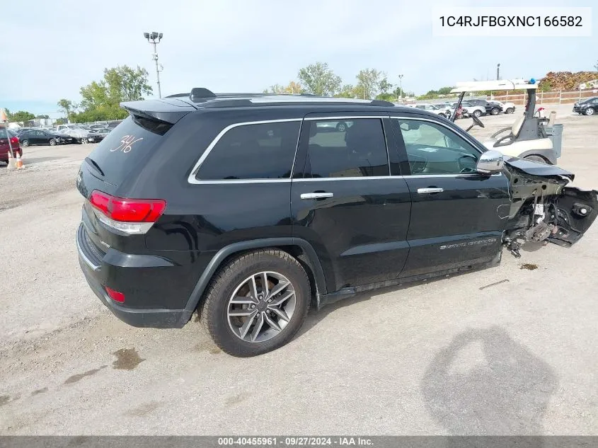 2022 Jeep Grand Cherokee Wk Limited 4X4 VIN: 1C4RJFBGXNC166582 Lot: 40455961