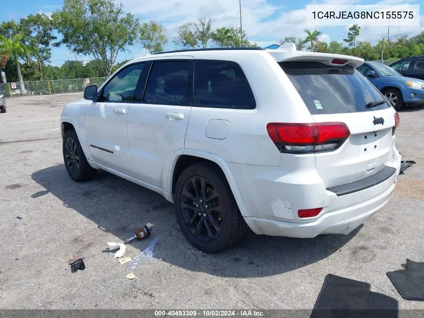 2022 Jeep Grand Cherokee Wk Laredo X 4X2 VIN: 1C4RJEAG8NC155575 Lot: 40493309