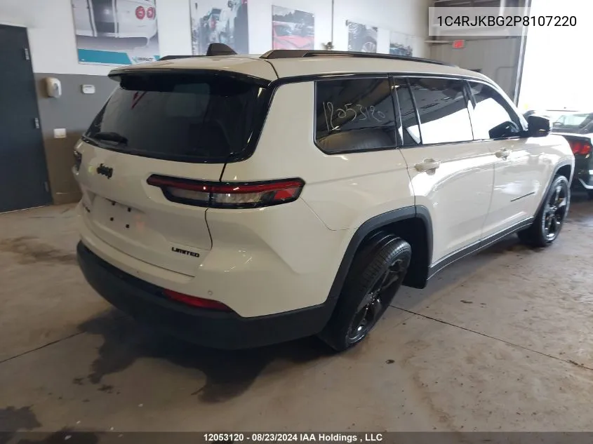 2023 Jeep Grand Cherokee L Limited VIN: 1C4RJKBG2P8107220 Lot: 12053120