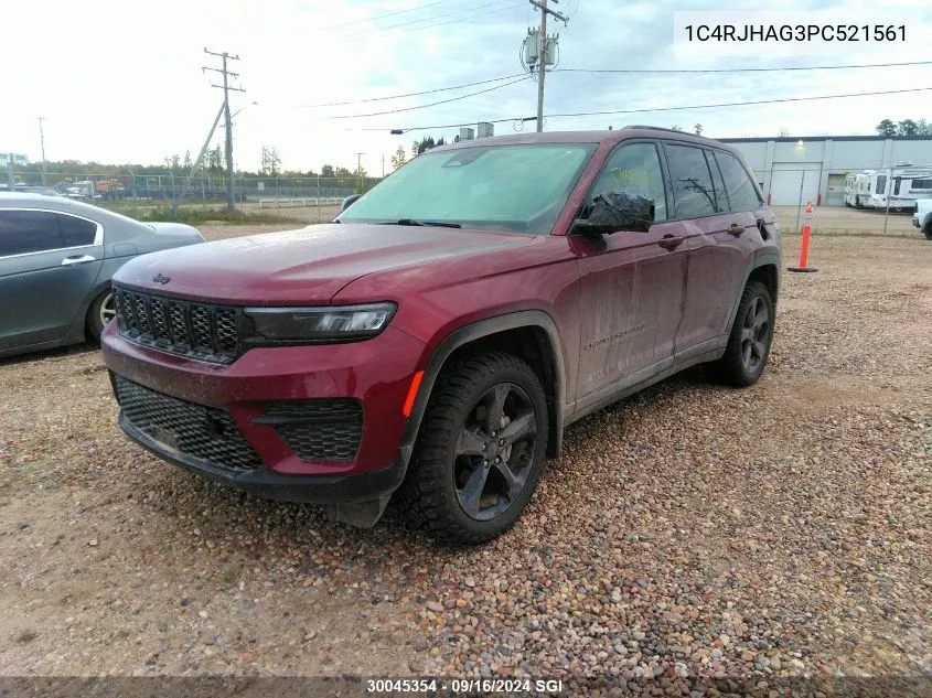 2023 Jeep Grand Cherokee Laredo/Altitude VIN: 1C4RJHAG3PC521561 Lot: 30045354