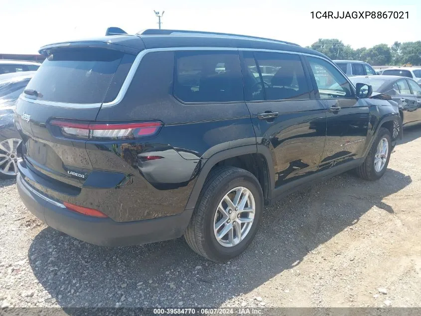 2023 Jeep Grand Cherokee L Laredo 4X2 VIN: 1C4RJJAGXP8867021 Lot: 39584770