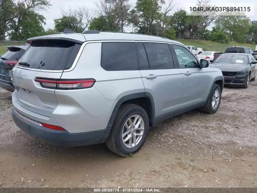 2023 Jeep Grand Cherokee L Laredo 4X4 VIN: 1C4RJKAG3P8894115 Lot: 39765774