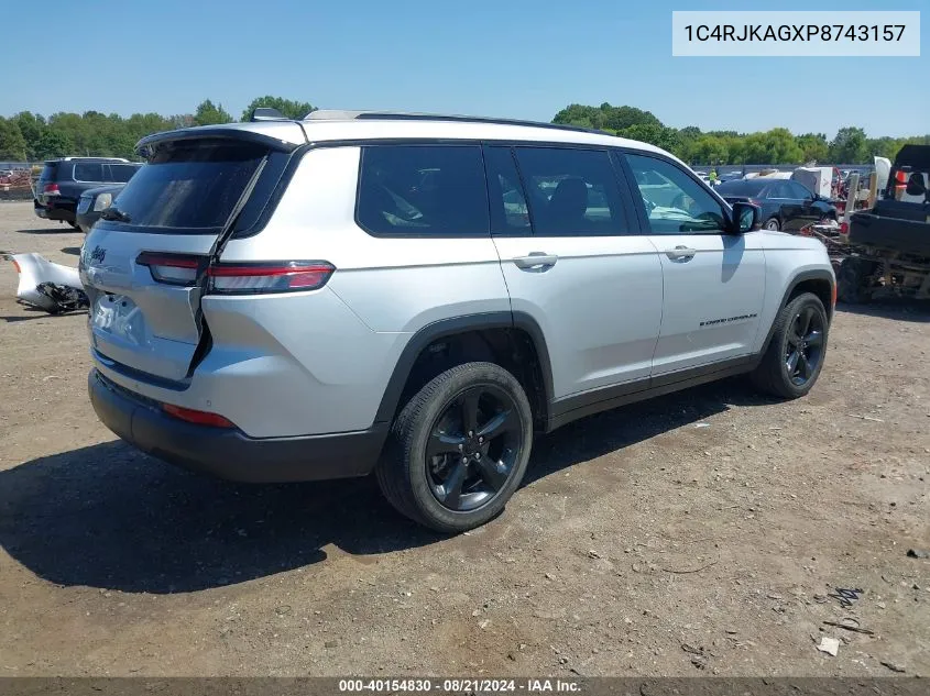 2023 Jeep Grand Cherokee L Altitude 4X4 VIN: 1C4RJKAGXP8743157 Lot: 40154830