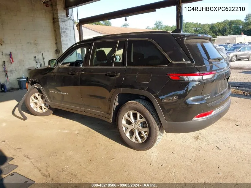 2023 Jeep Grand Cherokee Limited 4X4 VIN: 1C4RJHBGXPC622210 Lot: 40218506