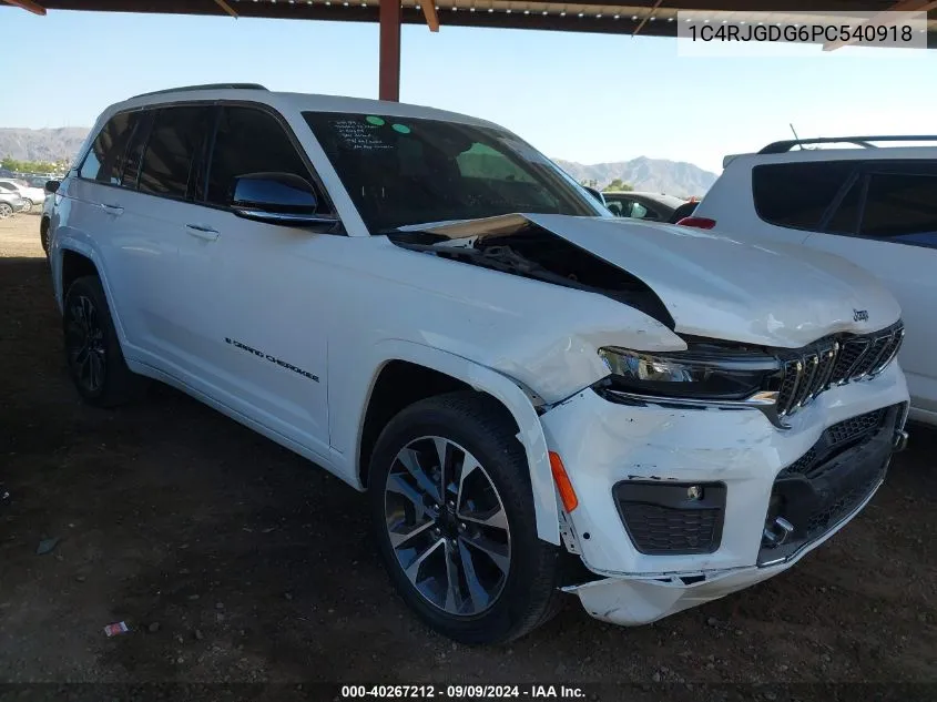 2023 Jeep Grand Cherokee Overland VIN: 1C4RJGDG6PC540918 Lot: 40267212