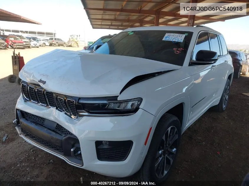 2023 Jeep Grand Cherokee Overland VIN: 1C4RJGDG6PC540918 Lot: 40267212