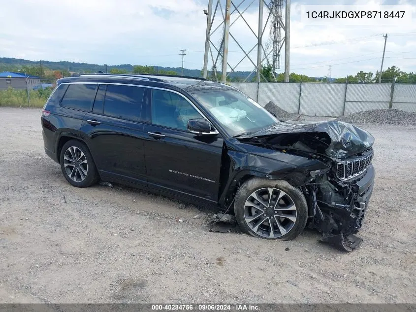 2023 Jeep Grand Cherokee L Overland 4X4 VIN: 1C4RJKDGXP8718447 Lot: 40284756