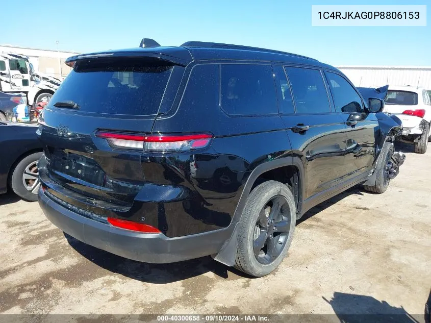 2023 Jeep Grand Cherokee L Altitude 4X4 VIN: 1C4RJKAG0P8806153 Lot: 40300658