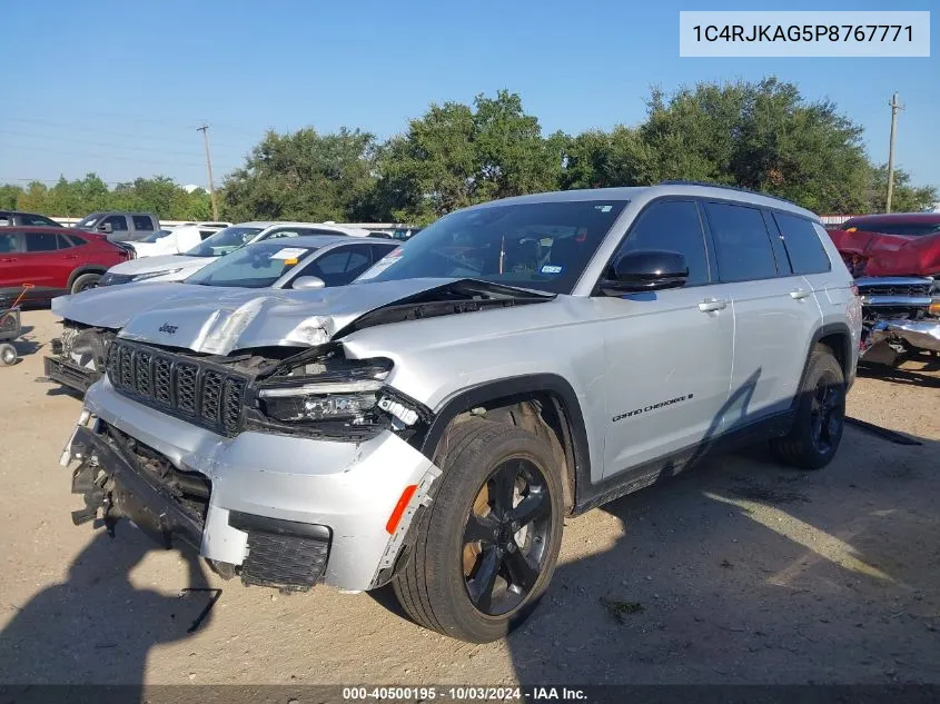 2023 Jeep Grand Cherokee L Altitude 4X4 VIN: 1C4RJKAG5P8767771 Lot: 40500195