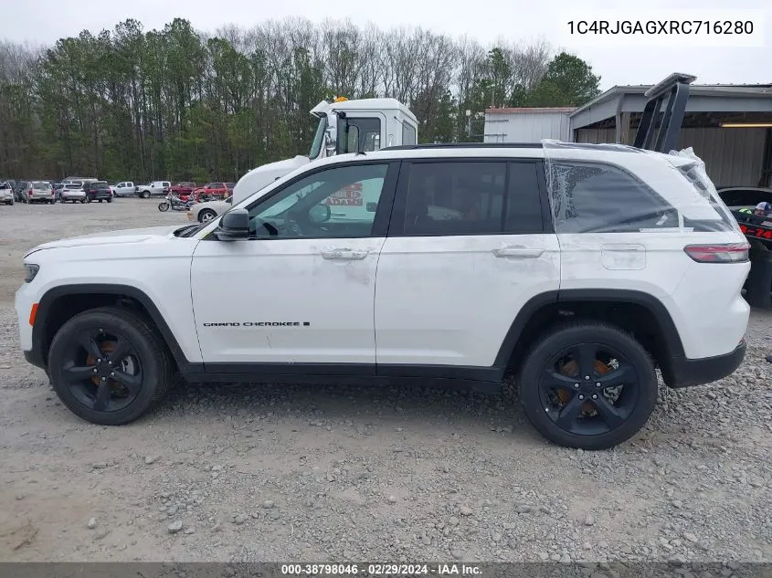 2024 Jeep Grand Cherokee Altitude 4X2 VIN: 1C4RJGAGXRC716280 Lot: 38798046