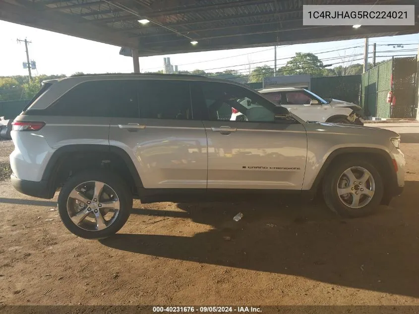 2024 Jeep Grand Cherokee Laredo/Altitude VIN: 1C4RJHAG5RC224021 Lot: 40231676