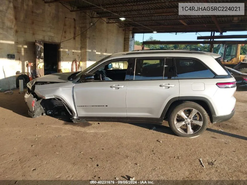 2024 Jeep Grand Cherokee Laredo/Altitude VIN: 1C4RJHAG5RC224021 Lot: 40231676