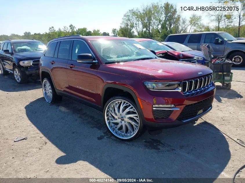 2024 Jeep Grand Cherokee Limited 4X4 VIN: 1C4RJHBG5RC252075 Lot: 40274140