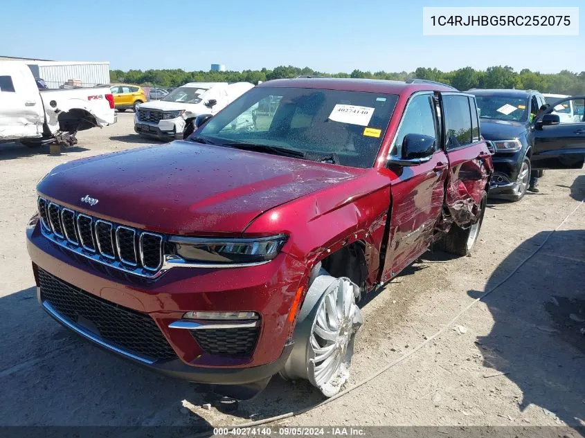 2024 Jeep Grand Cherokee Limited 4X4 VIN: 1C4RJHBG5RC252075 Lot: 40274140